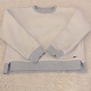 Vineyard vines thick Sherpa sweater. Very soft and very warm